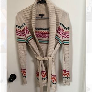 GAP knit tie sweater